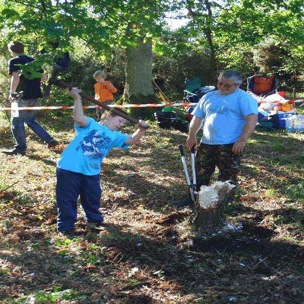 Scrub Bashing at Snelsmore Common